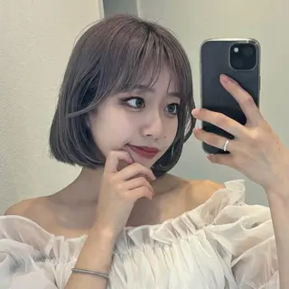 ショート カラー ヘアアレンジ Sea by Lond 新宿【シーバイロンド】所属・韓国/ワンホン/新宿 /Rumiのヘアスタイル