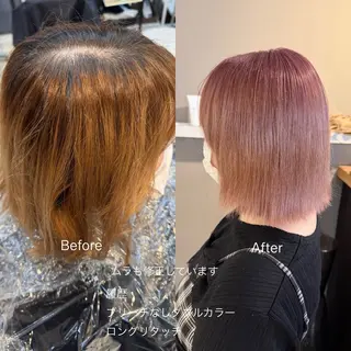 ミディアム カラー daiki 原宿のヘアスタイル