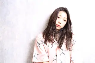 ミディアム カラー vato マンツーマンサロンのヘアスタイル