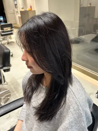 ロング カラー 横浜/カット/ HAYATOのヘアスタイル