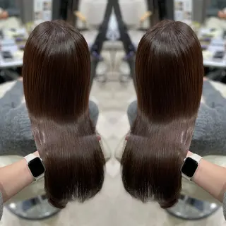 セミロング カラー 🦋美髪／エクステ 🦋アベイクミのヘアスタイル