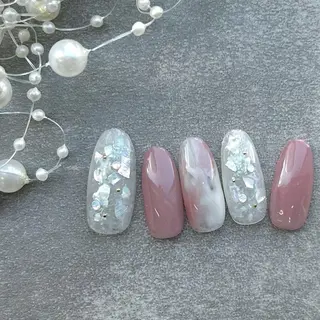 ネイル ⭐︎休業中の練習⭐︎ JNA認定講師髙橋のネイルデザイン