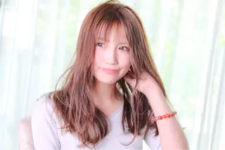ロング カラー NIFTY chiren ニフティ チレン所属・永野 成知のヘアスタイル