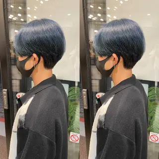 カラー メンズ 細沼 葵のヘアスタイル