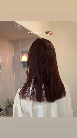 カラー 蓑輪 璃央のヘアスタイル