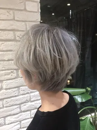ショート ミディアム カラー パーマ ヘアアレンジ シェアサロン salowin所属・✨ブリーチなし透明感 カラー🥇ユースケのヘアスタイル