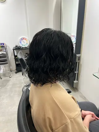 ミディアム パーマ fifth神宮前 HIN★T★のヘアスタイル
