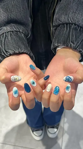 ネイル メンズパーマ/ メッシュ📍ユリのヘアスタイル