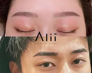 メンズ アイブロウ Alii所属・Alii はるきの眉毛・アイブロウイメージ