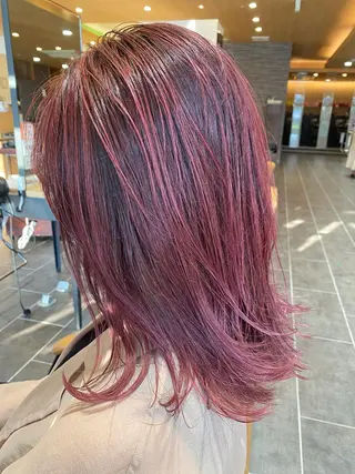 ミディアム Gain池下 レディースのヘアスタイル