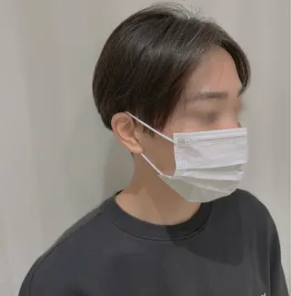 メンズ センターパート 川島爽楽のヘアスタイル