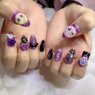 ネイル シェアサロンLei.g(レイジー)所属・3Dアートネイル💗 都築レナのネイルデザイン