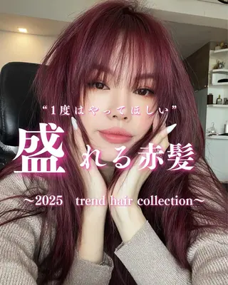 ミディアム カラー 暖色/ブリーチなし /ASUMI🎀のヘアスタイル