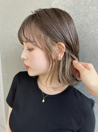 ロング レイヤー＆カラー 人気美容師倉崎涼のヘアスタイル