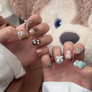 ネイル 🎀 Hiyubi._.nail 🫧所属・🎀フェイ フェイ🫧💗のネイルデザイン