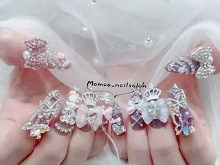 ネイル MoMoA Nail ネイル長さ出し専門店のネイルデザイン