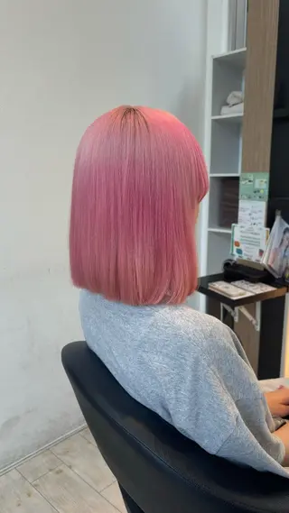 ミディアム miyu/ボブ/ 透明感カラー/栄のヘアスタイル