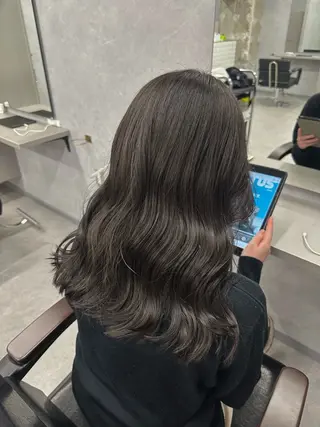 セミロング カラー Sara newi 🎀透明感🎀のヘアスタイル