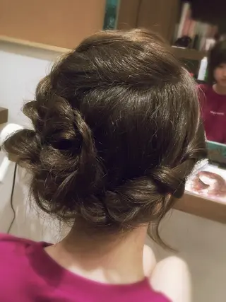 セミロング カラー ヘアアレンジ 美容歴18年以上🌈 山口のヘアスタイル