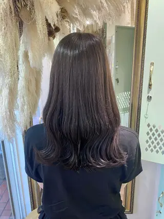 ロング カラー 透明感カラー/韓国 ヘア🩶yuri🩵のヘアスタイル