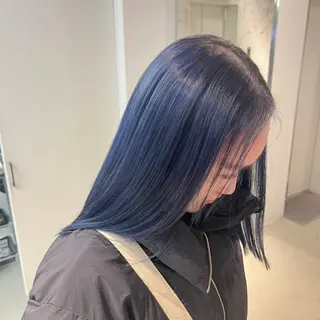 ロング 艶ハイトーン🔆 ️️️安座間 希のヘアスタイル