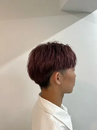 カラー PARK.なんば本店 ミルボンAujua認定サロン[パーク]所属・辻優太/韓国ヘア/メ ンズ/ダウンパーマのヘアスタイル