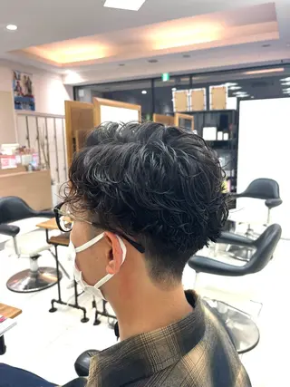 パーマ メンズ バレイヤージュ/ヘア アレンジ/shionのヘアスタイル