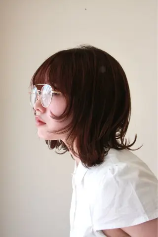 ミディアム SiSTA 自由が丘所属・自由ヶ丘 ボブ/レイヤーのヘアスタイル