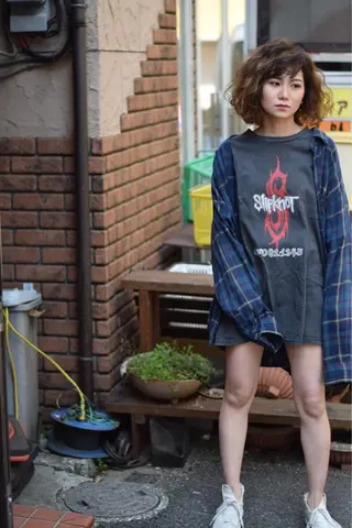 ミディアム パーマ エクステ指名No.1 【店長】橘田のヘアスタイル