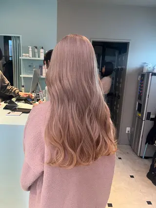 ロング カラー ブリーチカラー 🩵MIZUKIのヘアスタイル