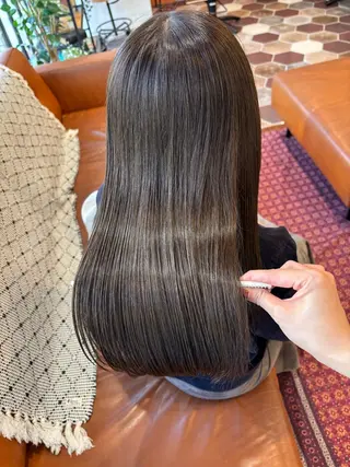 セミロング 田中 愛燦のヘアスタイル