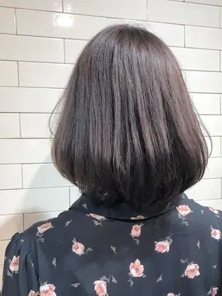 ミディアム 🤍髪質改善➕透明感 カラー🤍川上葵のヘアスタイル