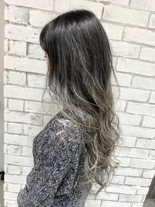 ロング カラー パーマ ヘアアレンジ filo byFeria渋谷所属・縮毛矯正/美髪 髪質改善/石田幸輔のヘアスタイル