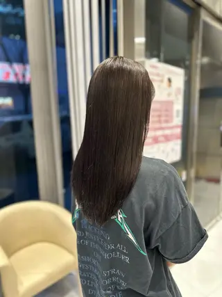 ロング カラー クロスパーマ/うる艶 カラー/Kurumiのヘアスタイル