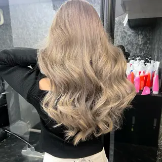 ロング カラー 梅田/韓国ヘア/ エクステ🤖ヒナのヘアスタイル