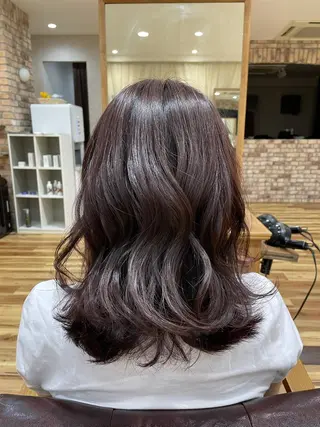 ミディアム YASUHIRO グレージュ/メンズのヘアスタイル