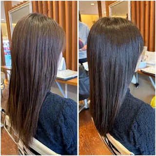 セミロング カラー peal ark いろはのヘアスタイル
