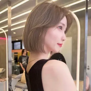 ショート 艶カラー/ボブ /似合わせ/田口愛那のヘアスタイル