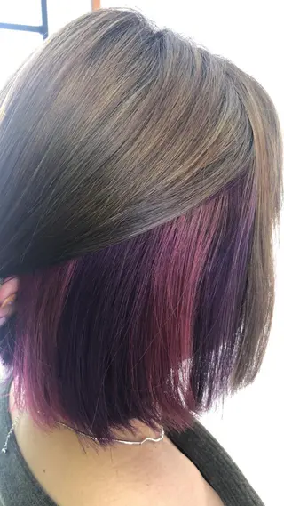 カラー 茅ヶ崎/ハイライト/ ハイトーン/関口実華のヘアスタイル