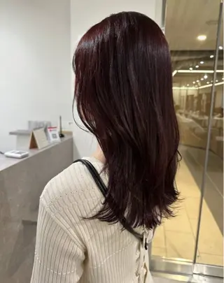 ロング カラーモデル募集/ 鍛治美月稀のヘアスタイル