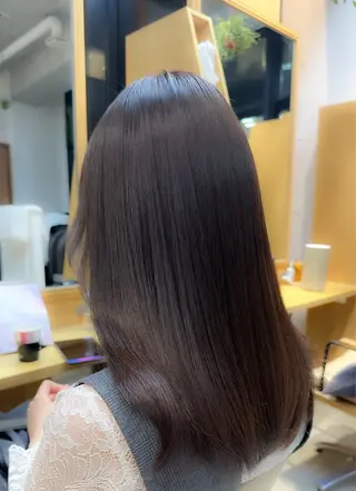 セミロング カラー 🔍髪質改善診断🔎 長山 シュンスケのヘアスタイル