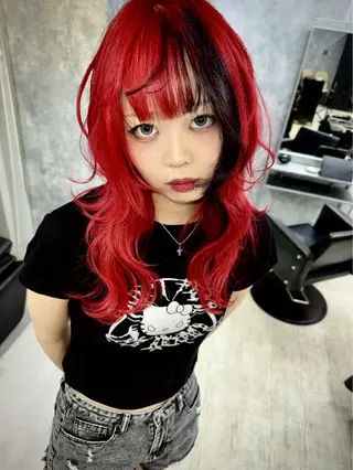 セミロング 文屋 颯のヘアスタイル