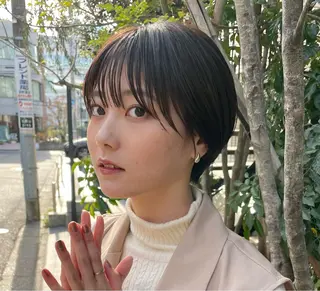 ショート カラー mee.表参道所属・ボブ/ショート /パーマ/shinのヘアスタイル