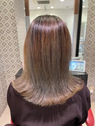 ミディアム カラー 杉田 一浩のヘアスタイル