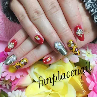 ショート ミディアム セミロング ロング カラー パーマ ヘアアレンジ メンズ キッズ ネイル マツエク・マツパ nail salon＆school felice所属・フェリーチェ瑞江店 新山のネイルデザイン