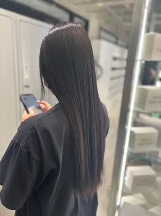 ロング カラー 三村 彰吾のヘアスタイル