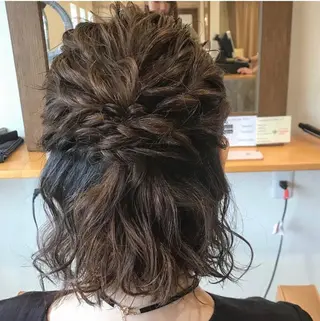 ヘアアレンジ GLITTER NAILS高速長田のマツエク・マツパデザイン