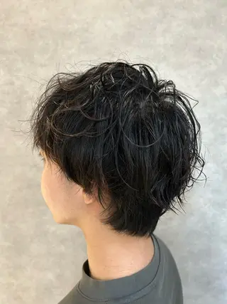 パーマ メンズ 大谷 優馬のヘアスタイル