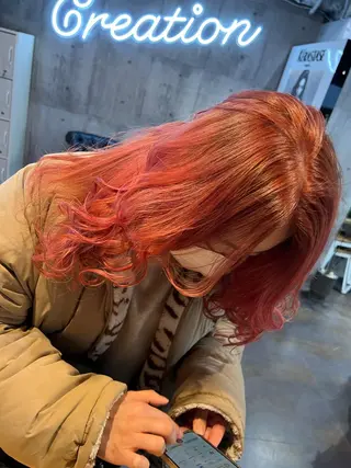 ミディアム カラー ヘアアレンジ ミルクティーハイトー ン💖Mikaのヘアスタイル