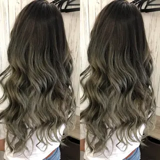ロング カラー ヘアアレンジ ヘアサロンオスカー 岸和田蛸地蔵店のヘアスタイル